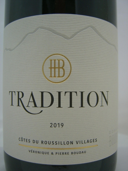 Domaine Boudau Tradition 2019 AC Cotes du Roussillon Villages, Rotwein, trocken, 0,75l